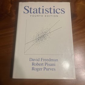 Statistics FOURTH EDITION 统计 第4版 精装 原版 扉页有本书作者2008年时候签名 珍贵