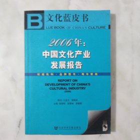 2006年：中国文化产业发展报告