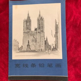 宽线条铅笔画（基本线条 石墙画法 砖墙画法 一些木质结构的画法  松树 橡树 桦树 榆树 再谈屋顶画法  常绿灌木 画花 构图要点）