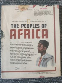 National Geographic国家地理杂志地图系列之1971年12月 Africa 非洲地图