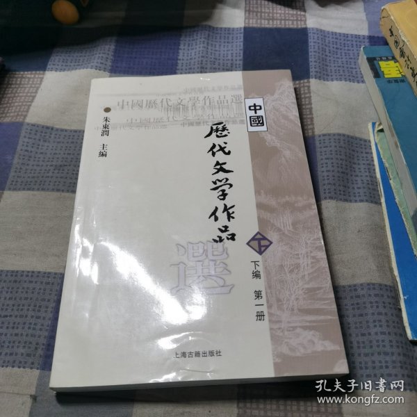 中国历代文学作品选（下编 第一册）