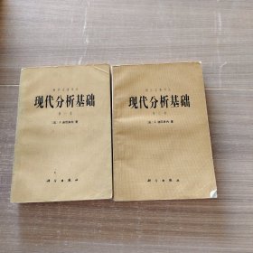 现代分析基础 第一卷第二卷合售