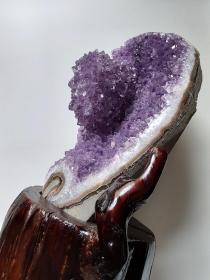 思想者天然紫水晶簇