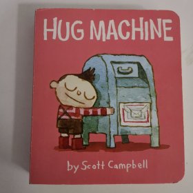 英文原版Hug Machine拥抱的力量纸板书