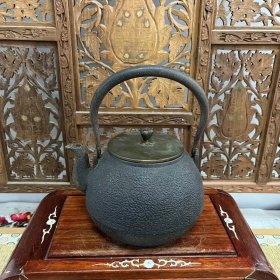 日本 龙文堂 老铁壶 茶器 茶具#10705