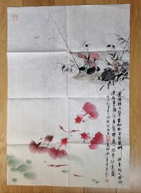 高健林书画作品，高健林，艺名高林，法号如健居士、南塘阁主，国家一级美术师、中国美术家协会会员，赠高林题签《高林画集》一本