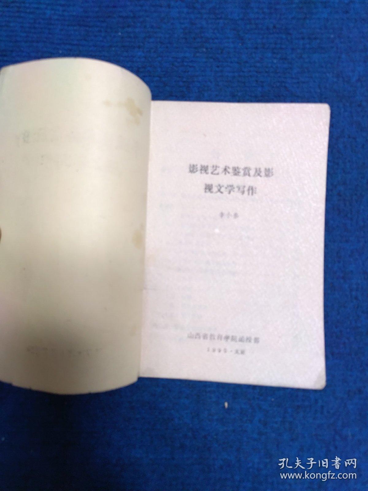 影视艺术鉴赏及影视文学写作