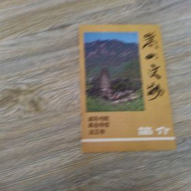 老地图嵩山文物简介