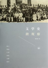 文学史微观察李洁非9787108048622生活.读书.新知三联书店