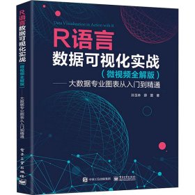 R语言数据可视化实战——大数据专业图表从入门到精通(微视频全解版) 9787121430145 孙玉林,薛震 电子工业出版社