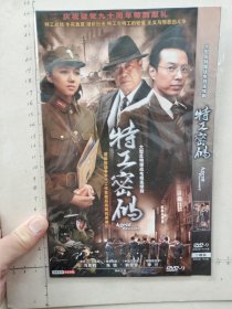 大型反特谍战电视连续剧《特工密码DVD》2碟完整版（冯恩鹤、朱铁、韩雯雯、李玥领衔主演）