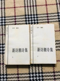 未名湖丛书：新诗潮诗集 上下两册全（主编吕林签赠钤印，再二次签赠）