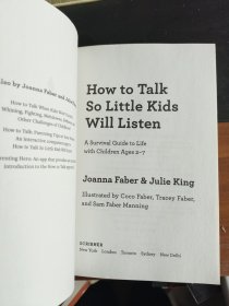 HOW TO TALK SO LITTLE KIDS WILL LISTEN