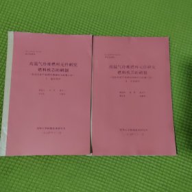 高温气冷堆燃料元件研究燃料核心的研制 I湿法部分 II干法部分 两册合售