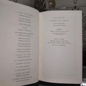 HENRY JAMES Nouvelles complètes, tome III : 1888-1898 亨利·詹姆斯 短篇小说全集 第三卷 LA PLEIADE 七星文库 法语/法文原版 小牛皮封皮 23K金书名烫金 36克圣经纸可以保存几百年不泛黄