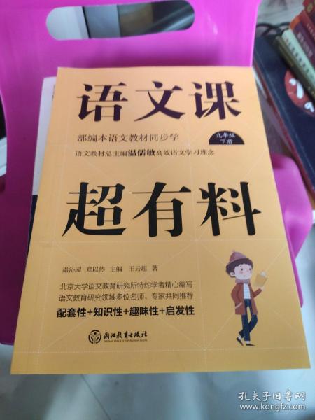 语文课超有料：部编本语文教材同步学九年级下册（2020版）