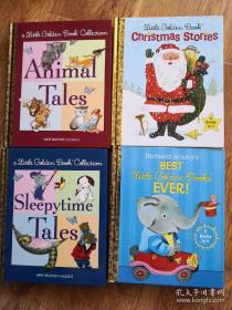 Little Golden Book Christmas Stories 经典的金色童书合集  英文原版小黄金书 共4册