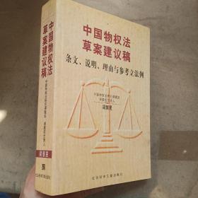 中国物权法草案建议稿:条文、说明、理由与参考立法例