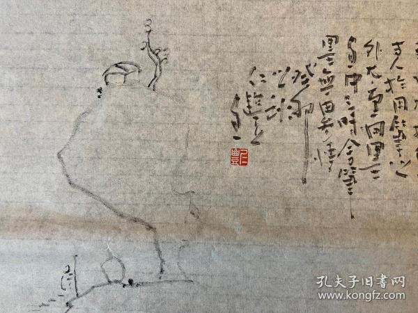 文人画，线条老。可定制