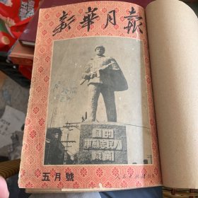 新华月报1951年 五月号 插图本