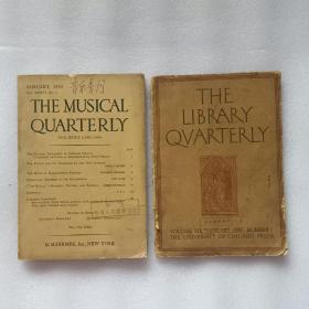 The Musical Quarterly（音乐季刊）1950年第1期 1949年第1期 2本