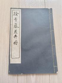 徐渭画册 1931年珂罗版精印 徐青藤花卉册 一册全