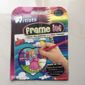 Little Artists : Frame It ! Colour The Pictures and Their frames