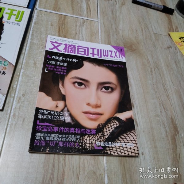 文摘旬刊（2009年3月，第10期封面人物：高圆圆）