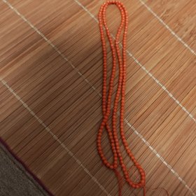 精品南红玛瑙米珠项链一条喜欢的来放漏出