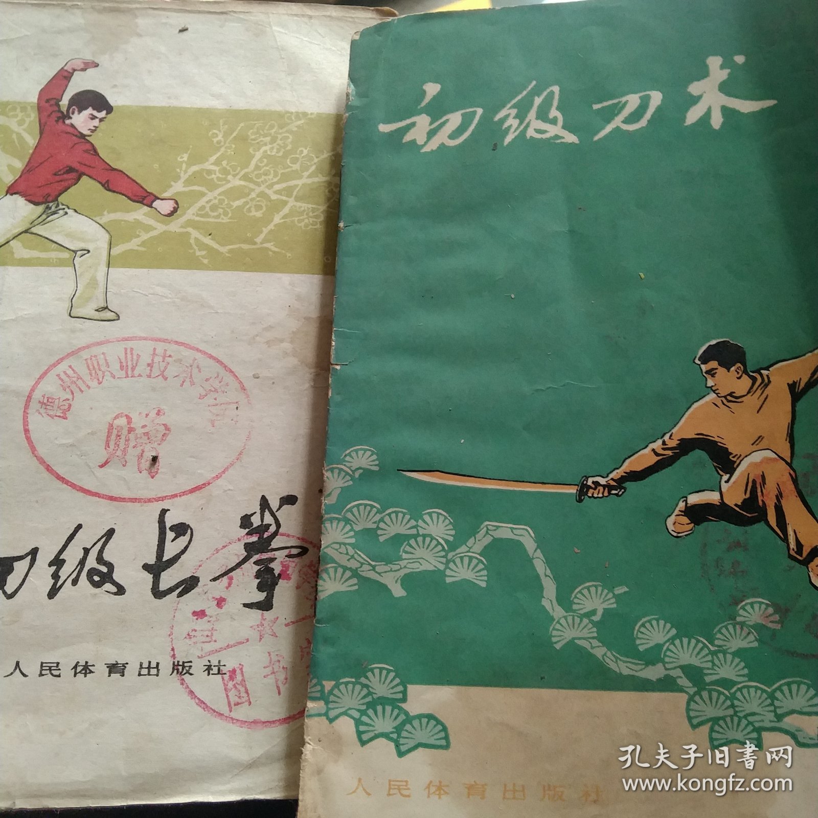 初级武术 初级长拳2本合售如图