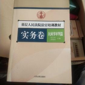 基层人民法院法官培训教材.实务卷.民商事审判篇