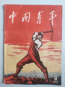 《中国青年》半月刊 1957年第9期总第206期（共33页，经检查不缺页）