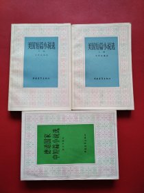 美国短篇小说选上下册+德语国家中短篇小说选 三册合售（看图拍）