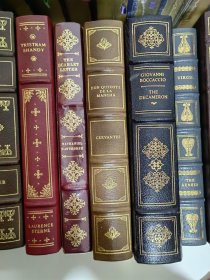 Franklin library（富兰克林图书馆） 世界文学经典丛书，全50册，豪华皮脊封面，三面刷金。英文