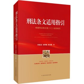 刑法条文适用指引:根据刑法修正案(十二)全新编写 法律实务 作者 新华正版