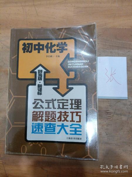 辞海版 公式定理解题技巧速查大全：初中化学（新课标）