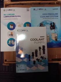 韩国Aryung ，冷却泵+稀油及油脂润滑泵+高压冷却系统，产品样本选型参数型录三本合售
