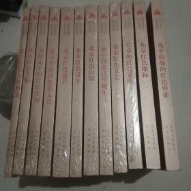 北京文化书系红色文化丛书（全12册和售）【有2册开封 其余全新未开封】