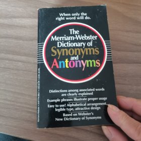 Synonyms and Antonyms