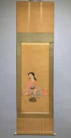日本名家绘画：尾形奈美《馀音绕梁图》（保真）