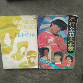 90年代 流行金曲大荟萃 80年代广播歌曲选2本合售如图