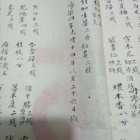 古代药方精选（手抄本）