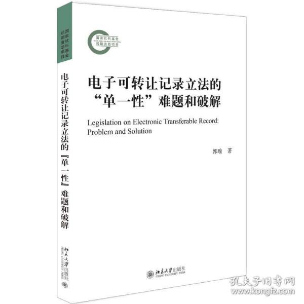 电子可转让记录立法的“单一性”难题和破解