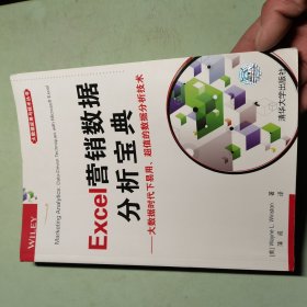 Excel营销数据分析宝典：大数据时代下易用、超值的数据分析技术/大数据应用与技术丛书