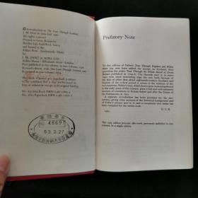 【英文原版书】「Everyman's Library No.820」Daniel Defoe A Tour through the Whole Island of Great Britain（ 「人人文库第820号」丹尼尔·迪福《英国环岛之旅》）