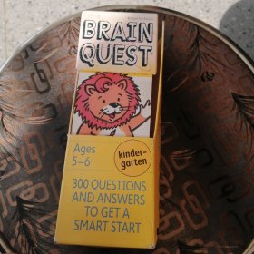 Brain Quest Preschool Kindergarten 美国学前儿童智力题卡片 英文原版进口书