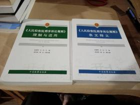 《人民检察院刑事诉讼规则》条文释义+理解与适用(2册合售)