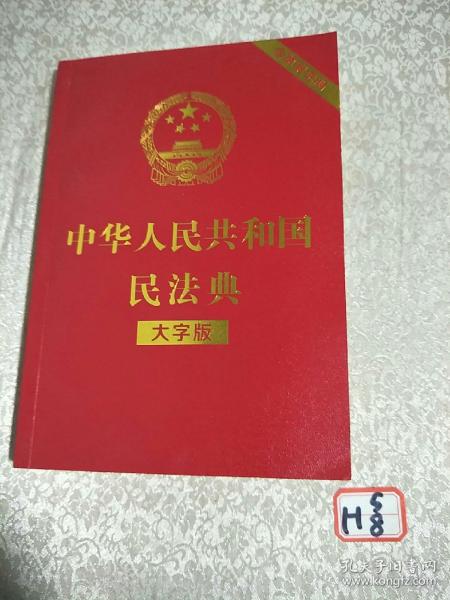 中华人民共和国民法典（大字版32开大字条旨红皮烫金）2020年6月新版