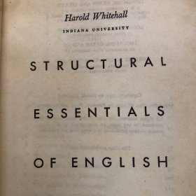 Structural Essentials of English (英语结构要义）