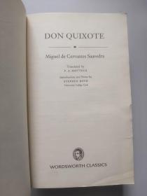 Don Quixote (Wordsworth Classics)  唐·吉诃德【大32开英文原版】